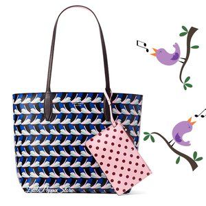 KATE SPADE ARCH LOVE BIRDS LARGE REVERSIBLE TOTE